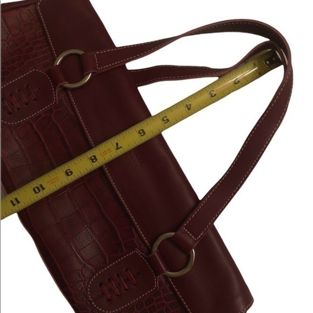 Claudia Firenze burgandy red leather bag - Picture 9 of 16